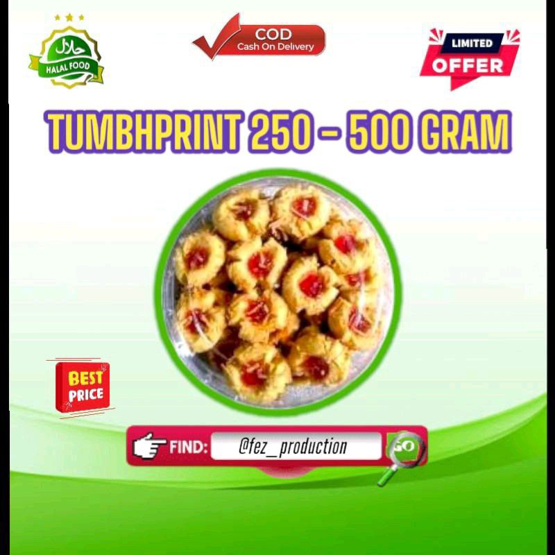 

KUE TUMBHPRINT 250 GRAM RENYAH MANIS GURIH