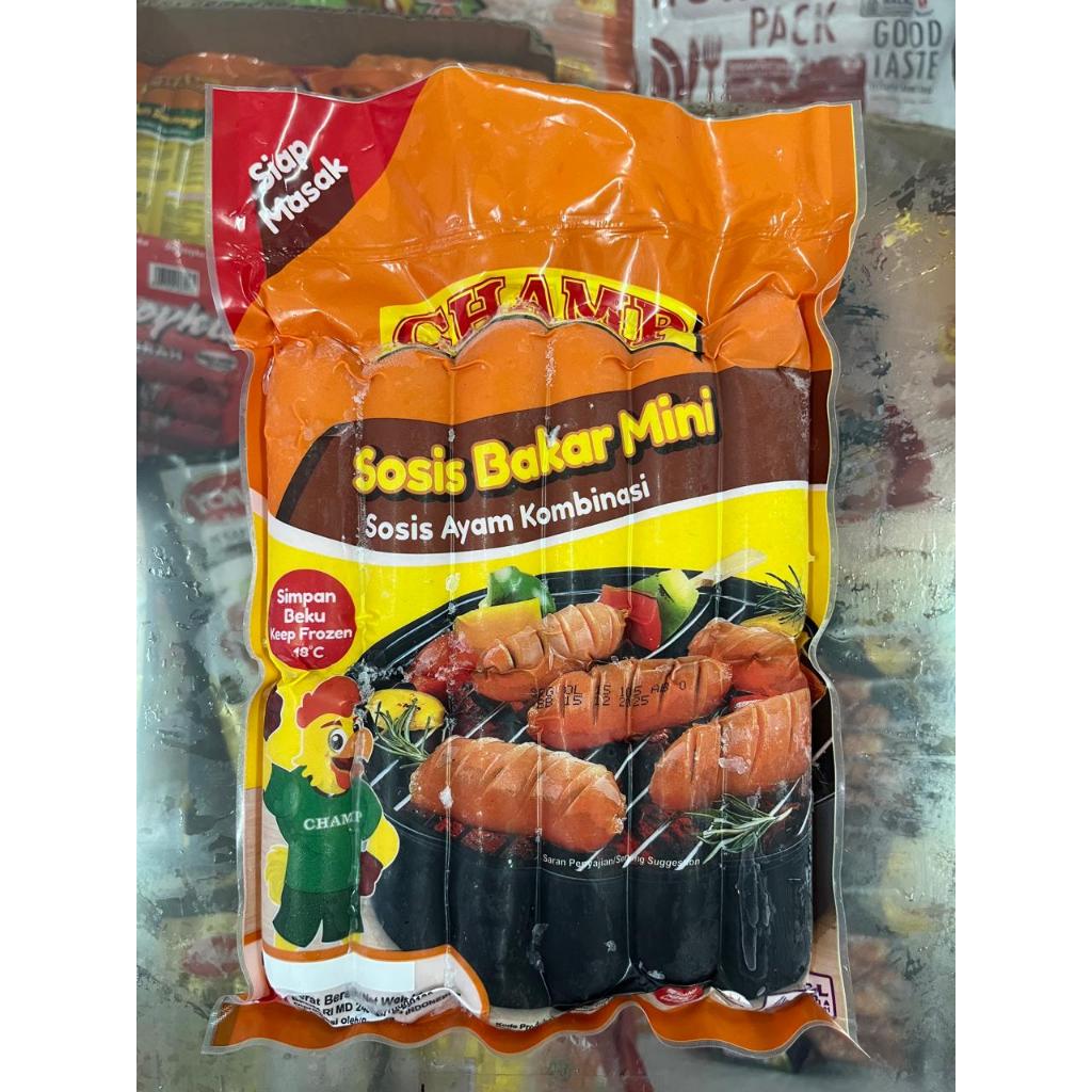 

CHAMP SOSIS BAKAR MINI BERAT 500 GRAM