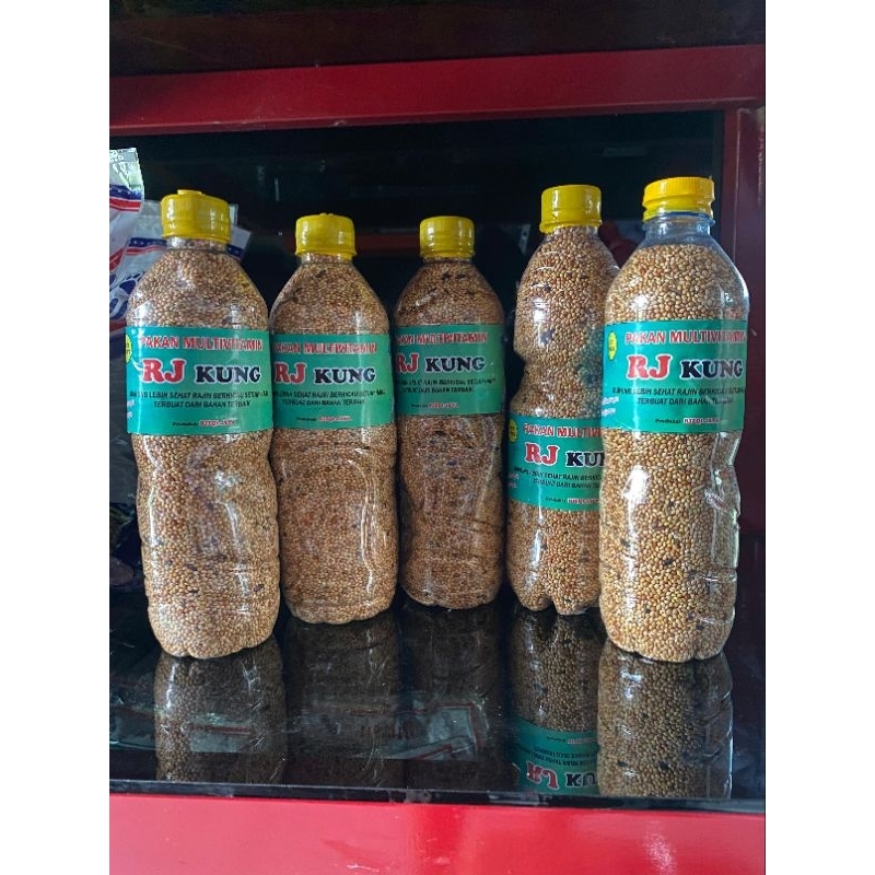 Perkutut botol/pakan perkutut/pakan gacor burung perkutut/pakan harian burung perkutut/milet/ketan