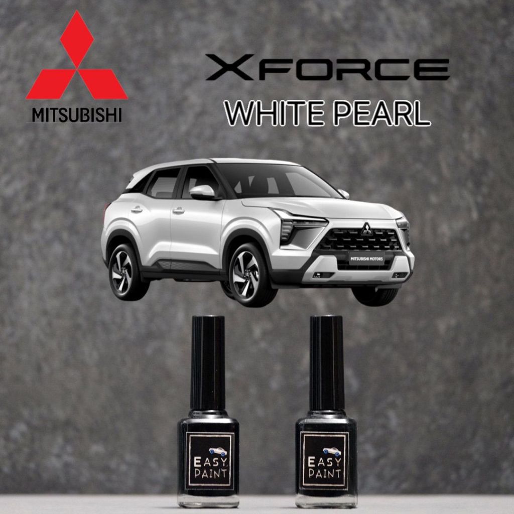 Cat Oles Mobil White Pearl Metalic Mitsubishi XFORCE X Force Putih Mutiara Metalik 15ml