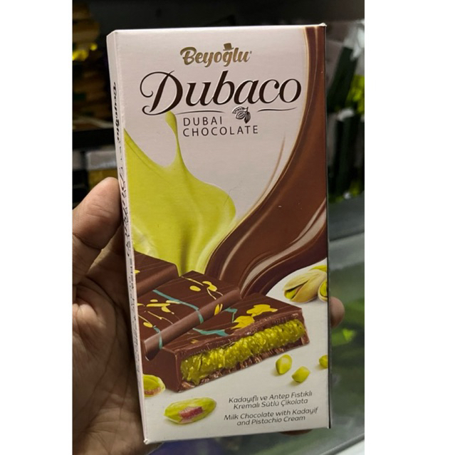 

Beyoglu Dubaco Dubai chocolate pisthacio asli turki 200gram