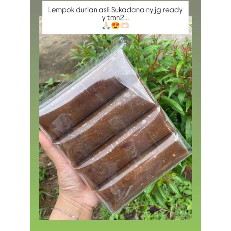 

LEMPOK DODOL DURIAN 1KG ASLI SUKADANA 100%