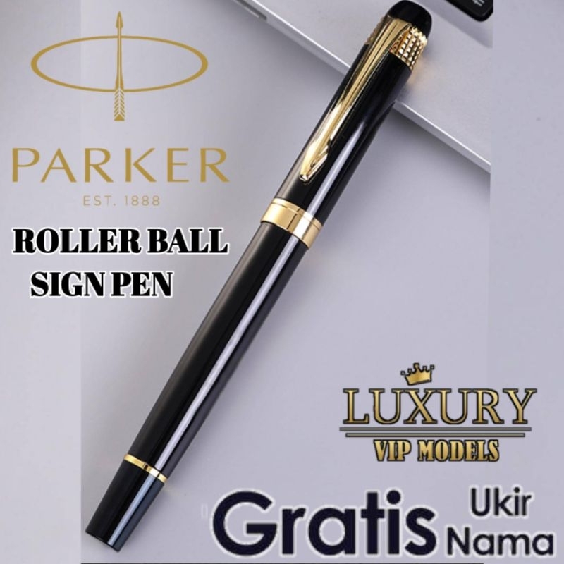 

Ballpoint Mewah Pulpen Parker Roller Ball Sign Pen Gratis Grafir Nama Dan Box Exlusive