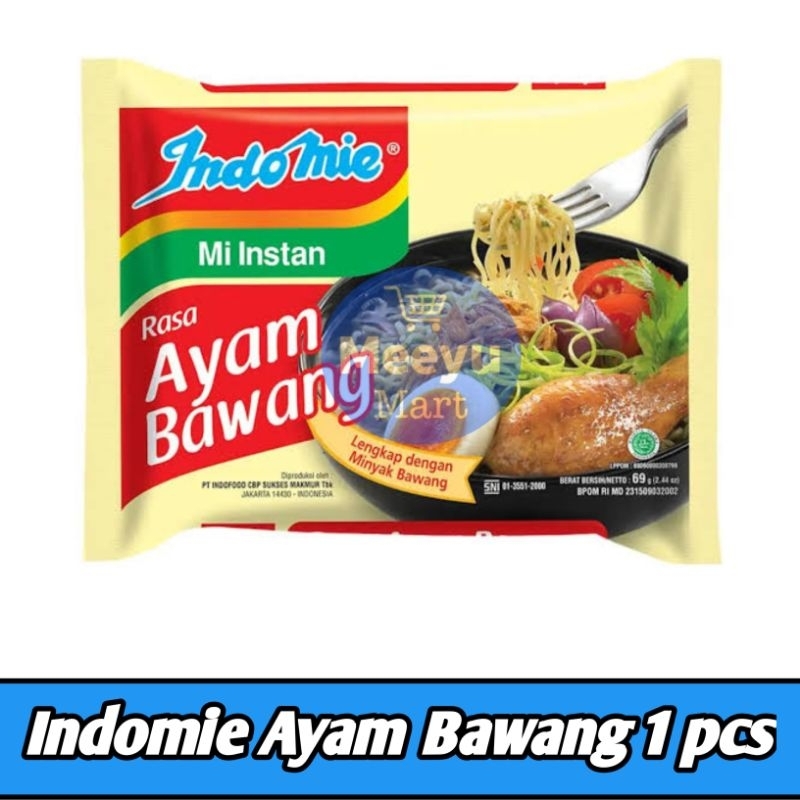 

Indomie Kuah Ayam Bawang 69gr 1 Pcs