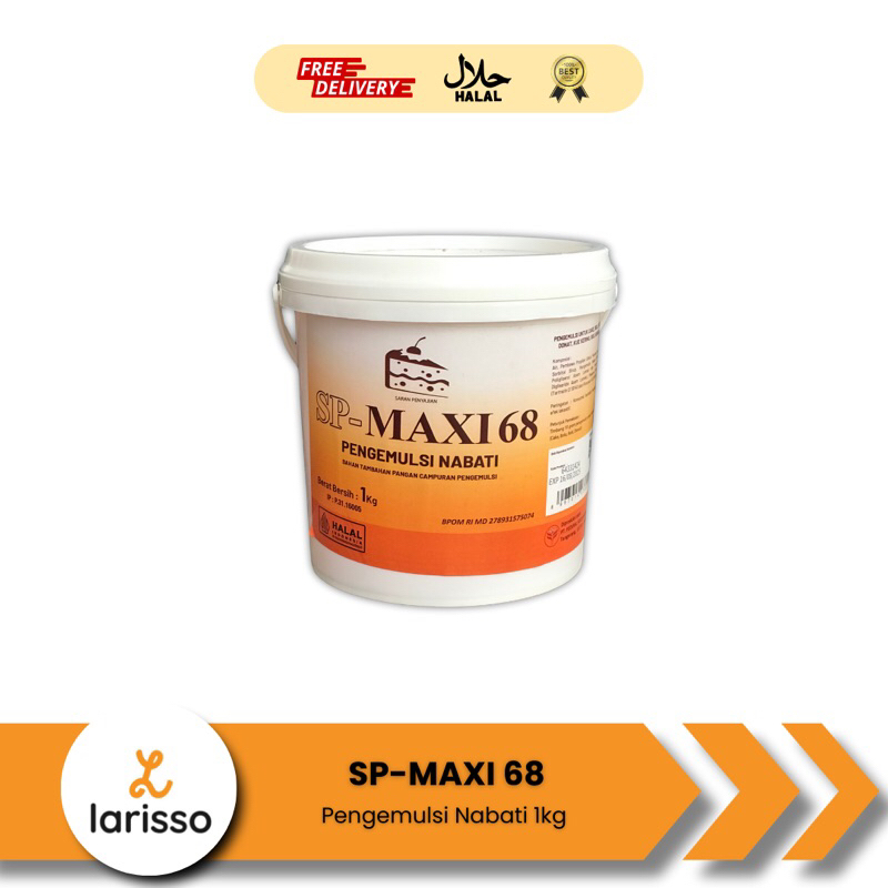 

SP Maxi 68 Pengemulsi Nabati 1kg - Cake Emulsifier / Pengembang Kue dan Adonan