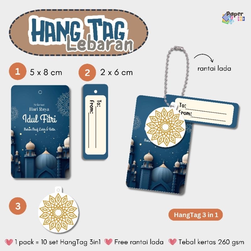 

HangTag 3 in 1, Edisi Lebaran (harga untuk 1 pcs)