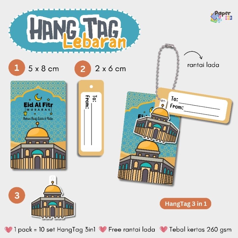 

HangTag 3 in 1, Edisi Lebaran (harga untuk 1 pcs)