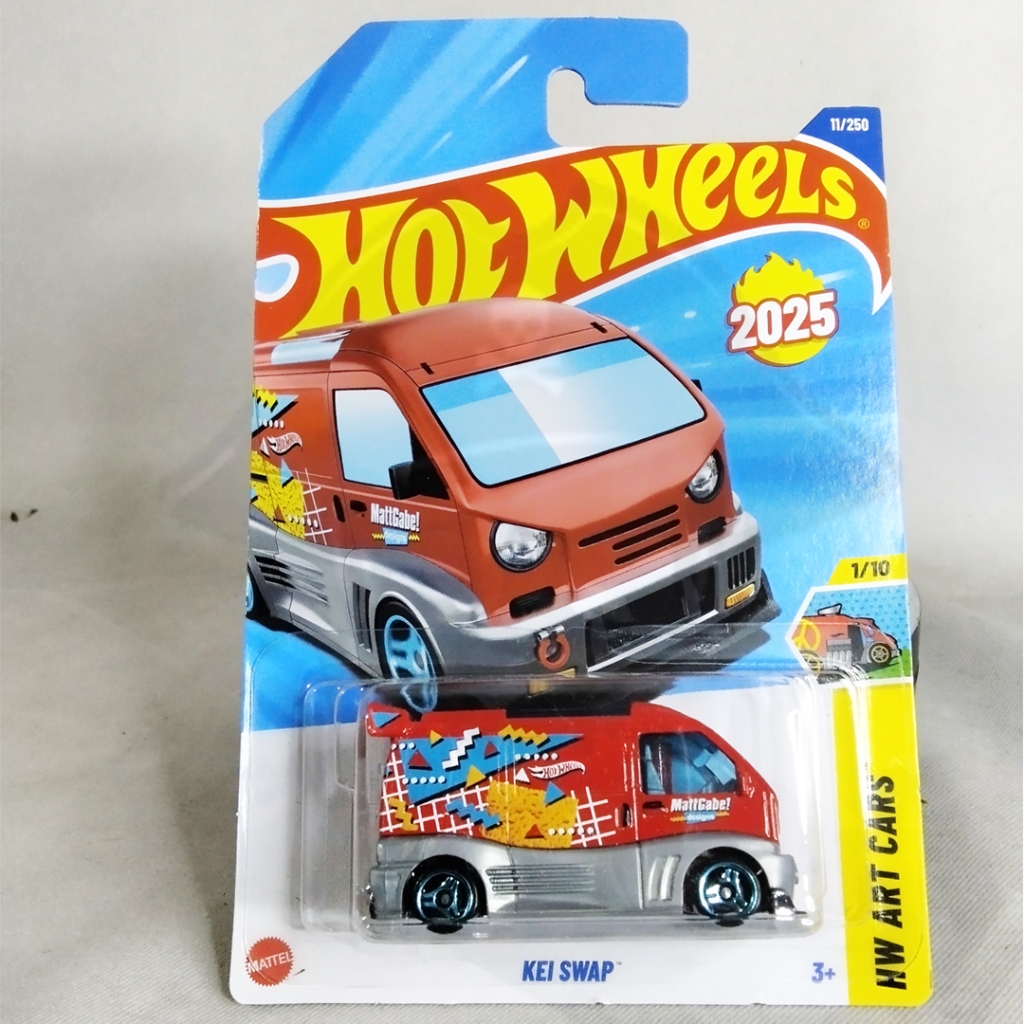 DIECAST HOTWHEELS FANTASY CARS KEI SWAP, HOTWHEELS VAN