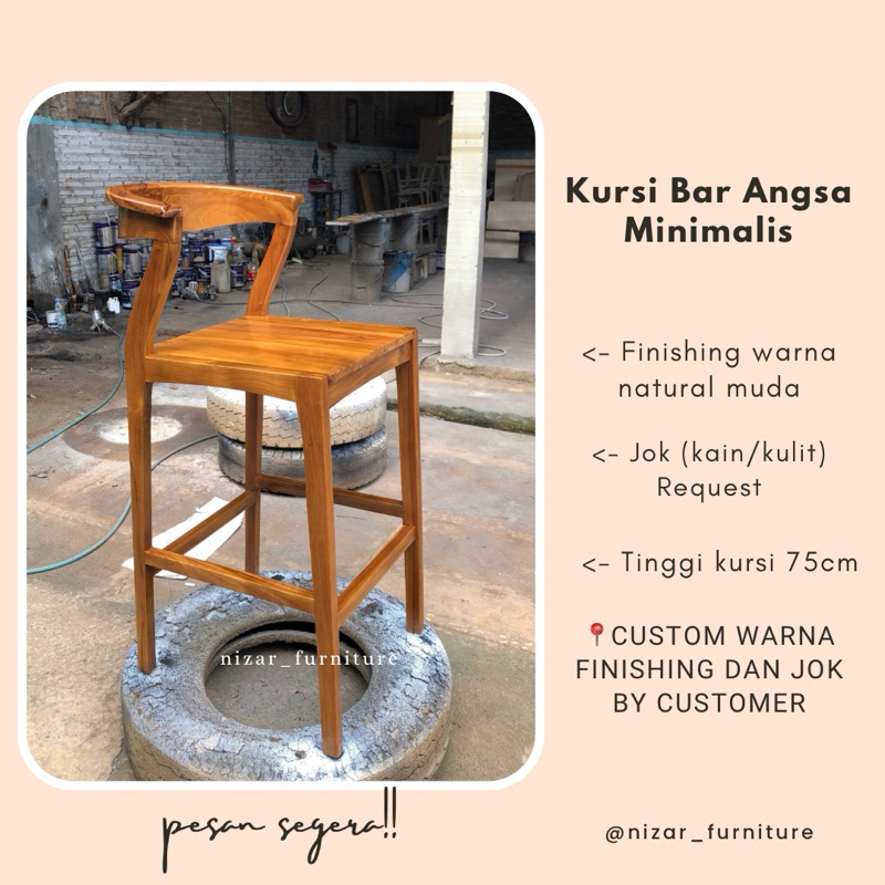 kursi bar angsa kursi bar minimalis kursi cafe bar kursi bar cafe kursi minimalis
