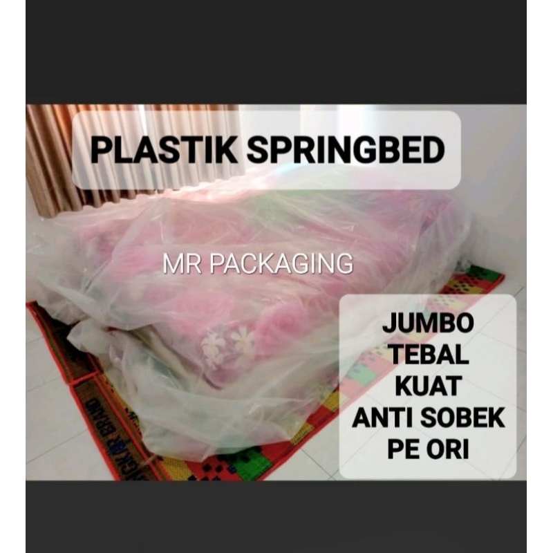 Kantong Plastik Springbed PE Besar Jumbo Tebal | Kantong Plastik TAHAN AIR dan ANTI BOCOR | Plastik 