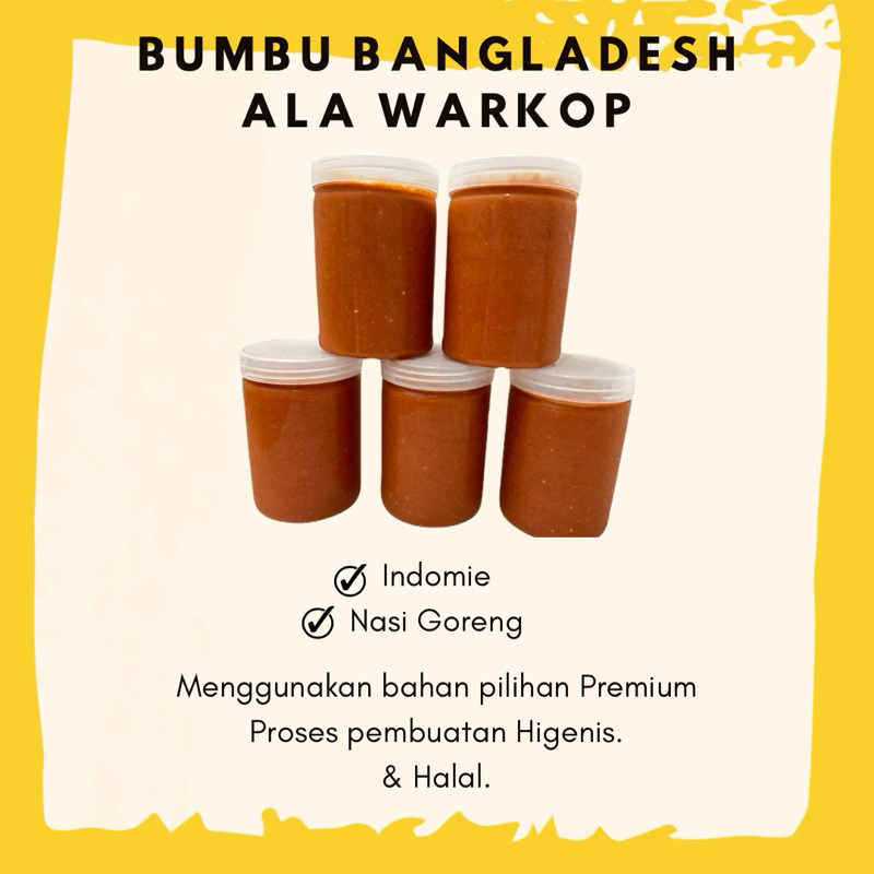 

bumbu bangladesh warkop / bumbu aceh warkop / bumbu masakan / bumbu indomie