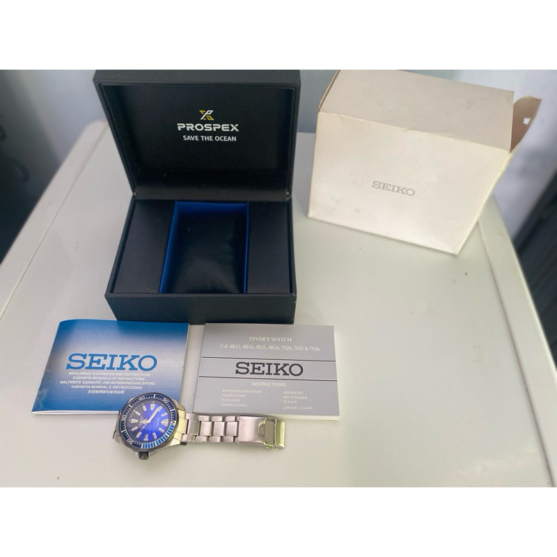 Jam Tangan Seiko prospex samurai SRPC9314 Save the ocean Second / Bekas