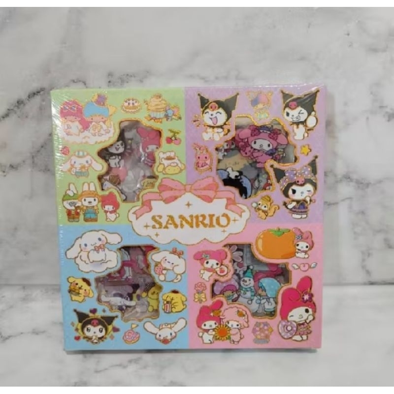 

Sticker SANRIO RAINBOW Isi 100 Lembar Stiker Waterproof Botol Minum Tumblr Kartun Viral Lucu Korea DIY/Stiker Aesthetic DIY Buku Diary / Stiker