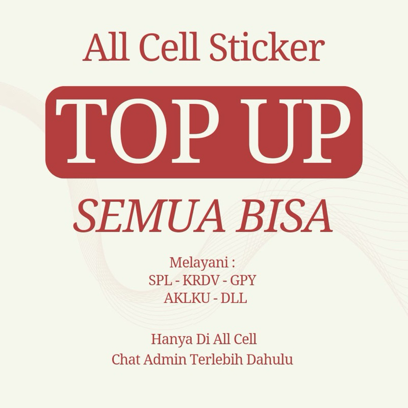 

(Stiker) All Cell Topup Ready