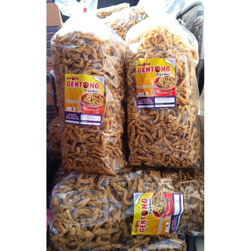 

Kripik Usus Gentong 1ball isi 2kg