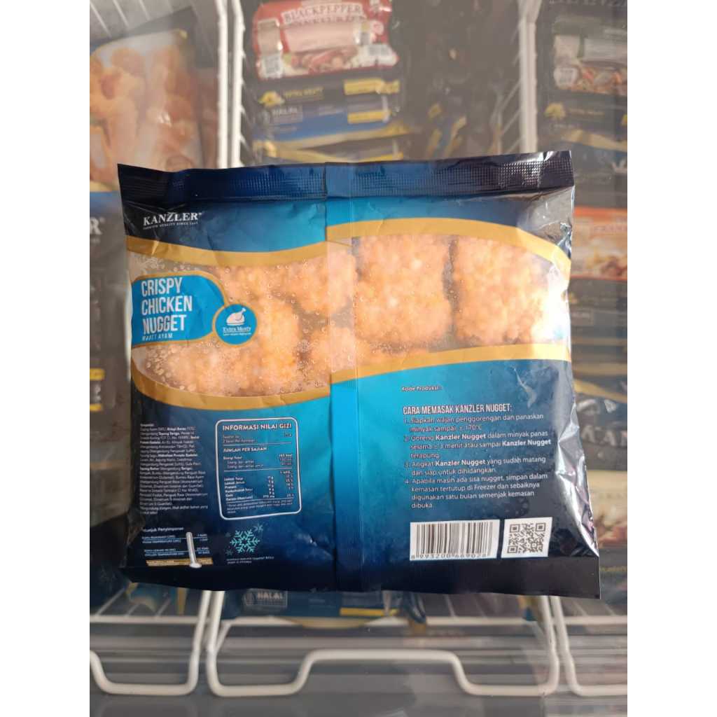 

Kanzler Crispy Chicken Nugget 120gr frozen food terdekat makanan beku frozen food grosir depok