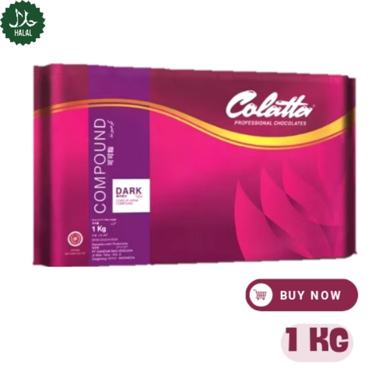 

Coklat Batang Collata Dark Chocolate Compound 1kg, 500 gr, 250 gr