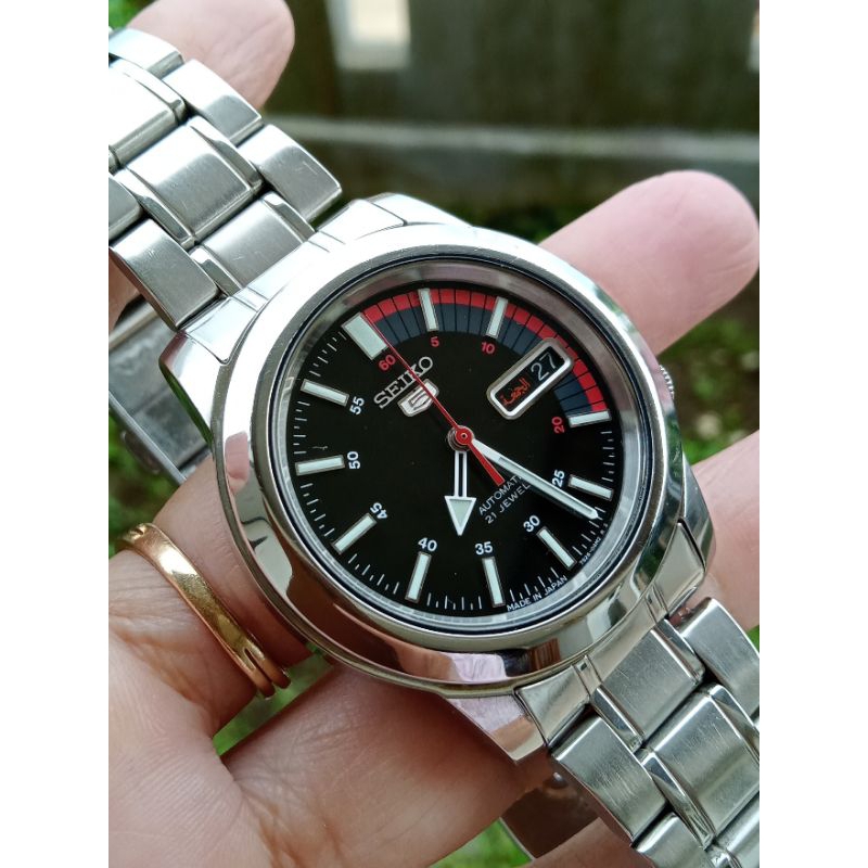 Seiko Automatic SNKK31K1 Cal 7s26-02W0 Rally Black Dial