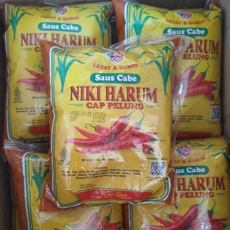 

Saus Cabe Niki Harum Cap Pelung