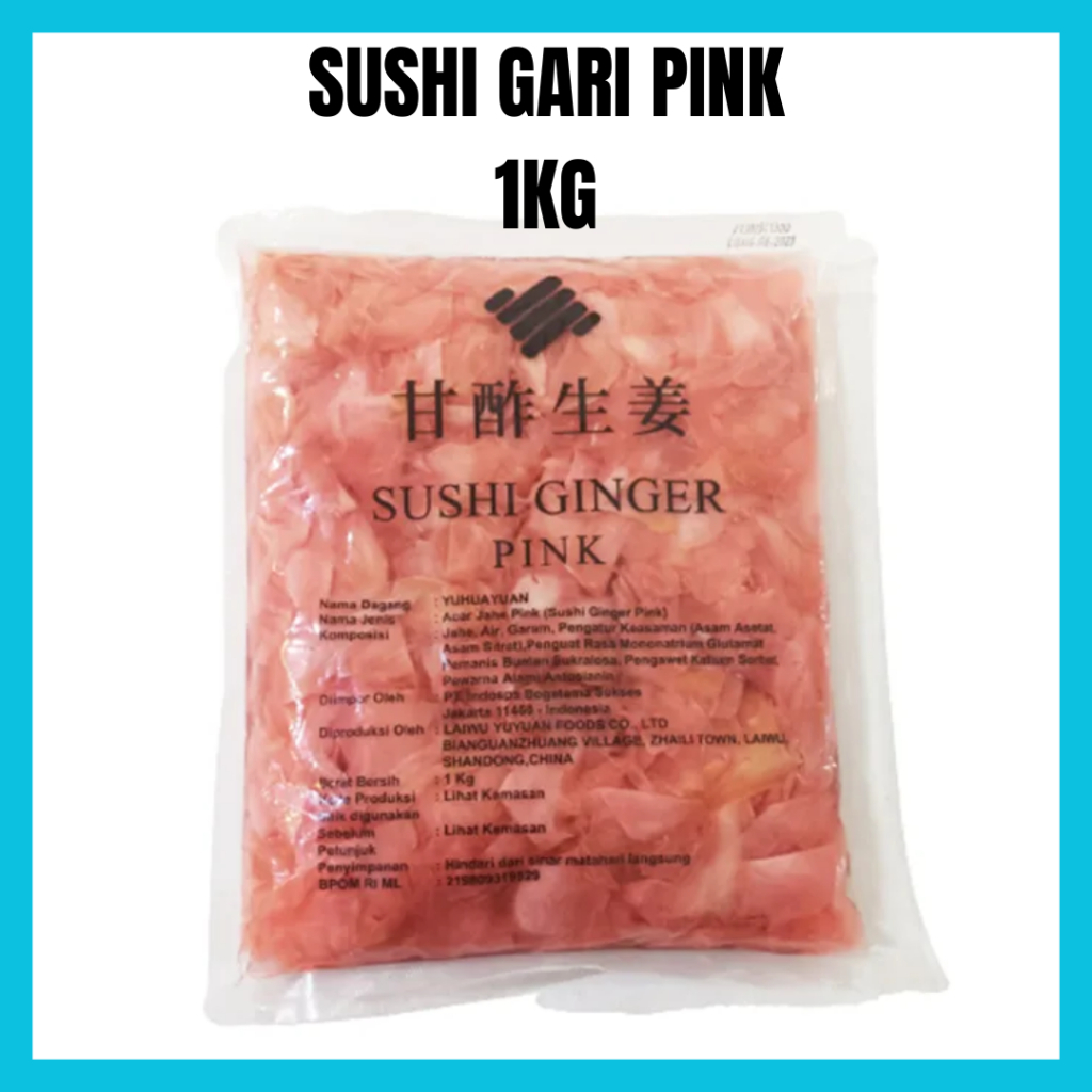

GARI PINK ACAR JAHE PINK SUSHI 1KG
