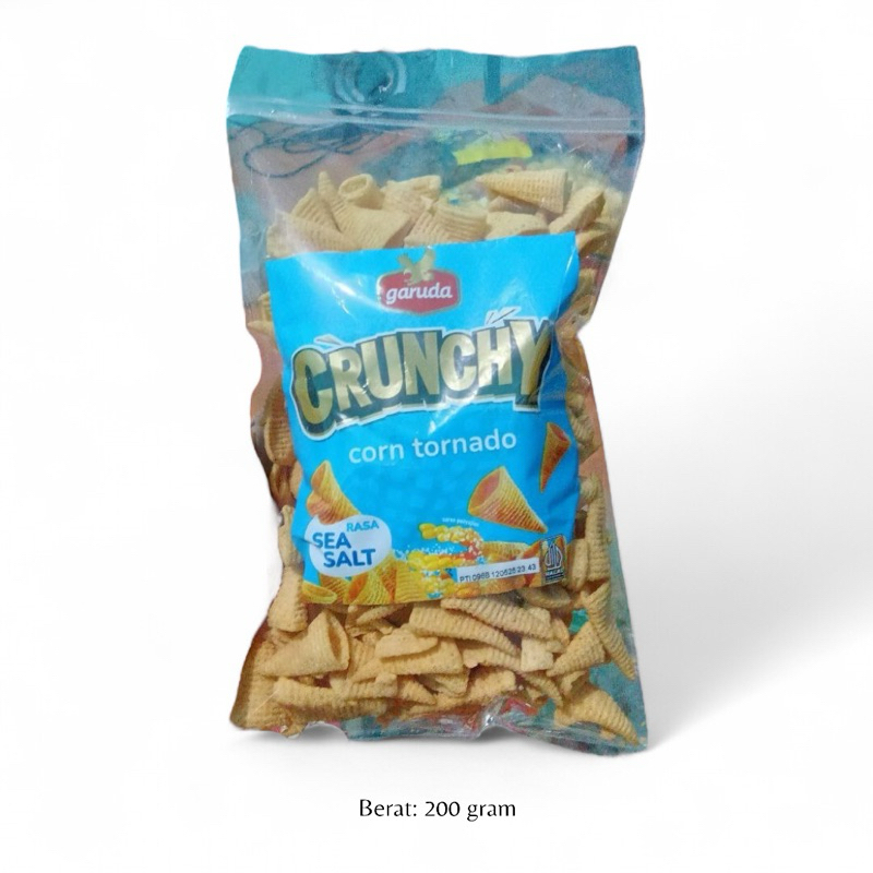 

Snack Ori Garuda Crunchy Corn Tornado Rasa Seasalt Kiloan