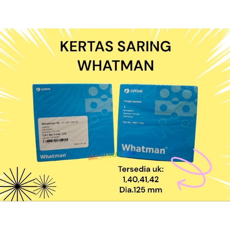 PER BOX Kertas Saring Whatman No.1,40,41,42/Whatman/Filter Paper Whatman