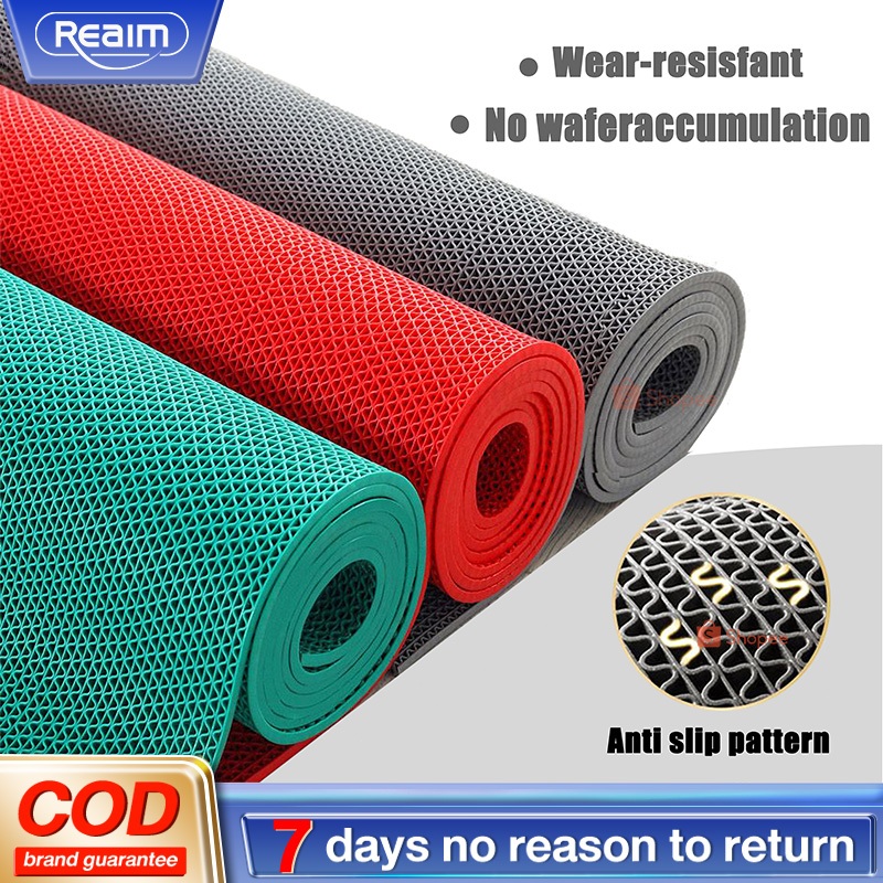 Reaim Keset Karpet Anti Slip Kamar Mandi Keset Wudhu Masjid Jaring Meteran