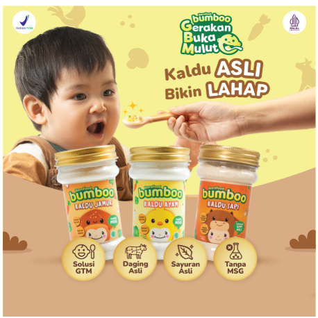 

Makassar ! BUMBOO Kaldu Asli Kaldu MPASI ( No MSG - Tanpa Gula & Garam ) 90gr