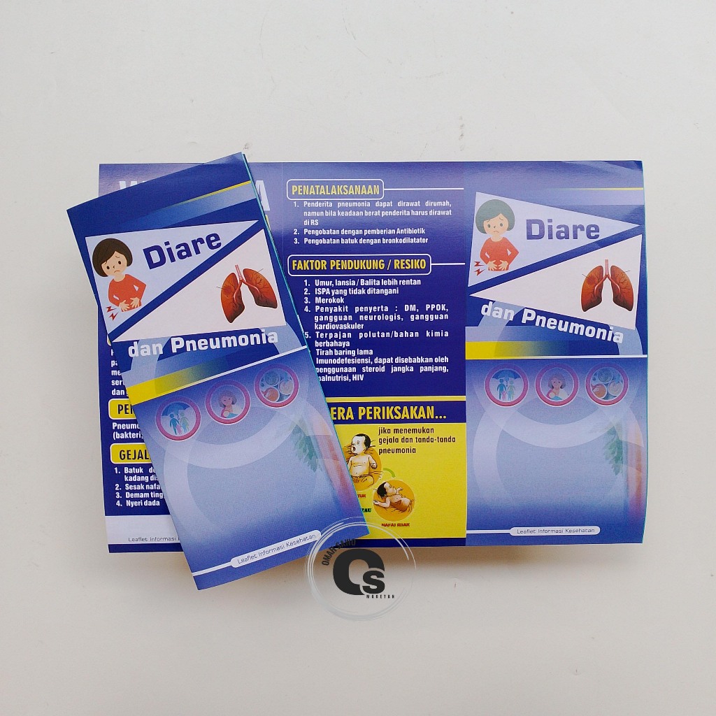 

Leaflet Diare -Waspada Pneumonia - Mencegah Diare - Brosur Kesehatan