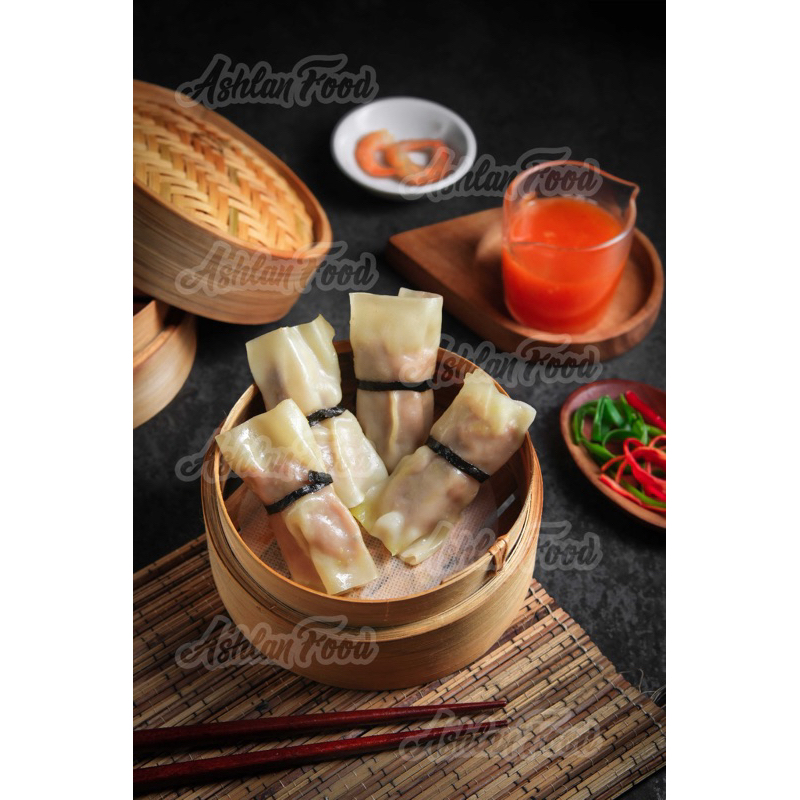 

Dimsum roll tuna isi 10 +saos kemasan foil