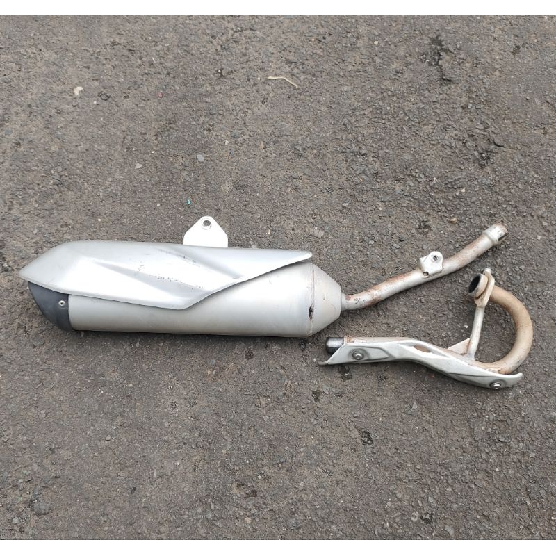 knalpot klx bf original copotan