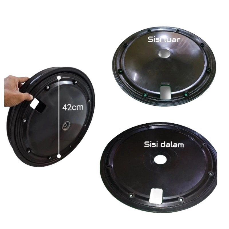 Wheeldop Wheel Dop Doop Wildop Tutup Cover Velg Motor Ring 17