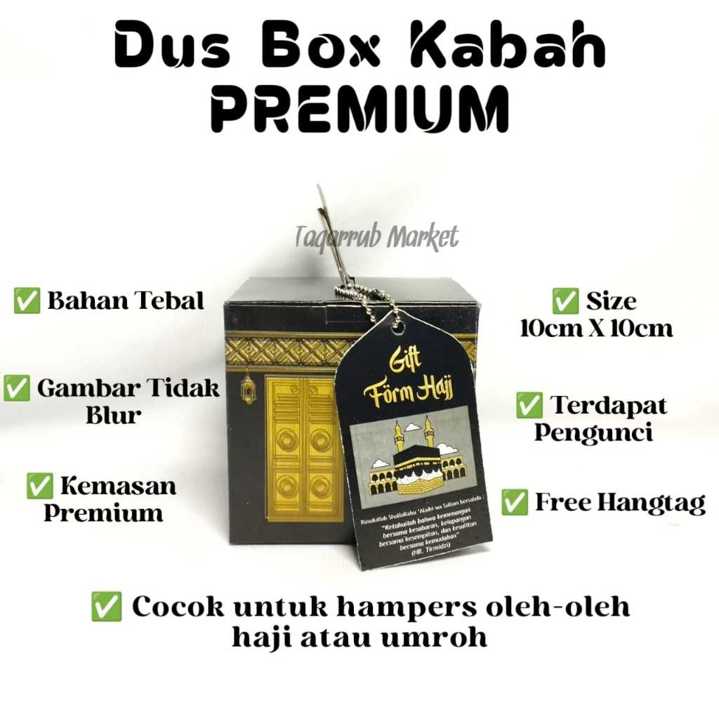 

(100PCS) Dus BOX KABAH Oleh Oleh Haji Umroh Premium Souvenir Haji Umroh Souvenir Haji Souvenir Umroh