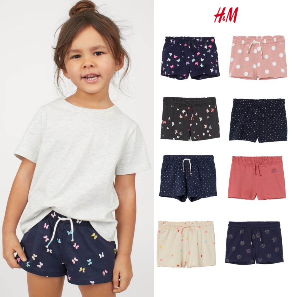 Celana Hotpants Tshirt Anak Perempuan Motif hm