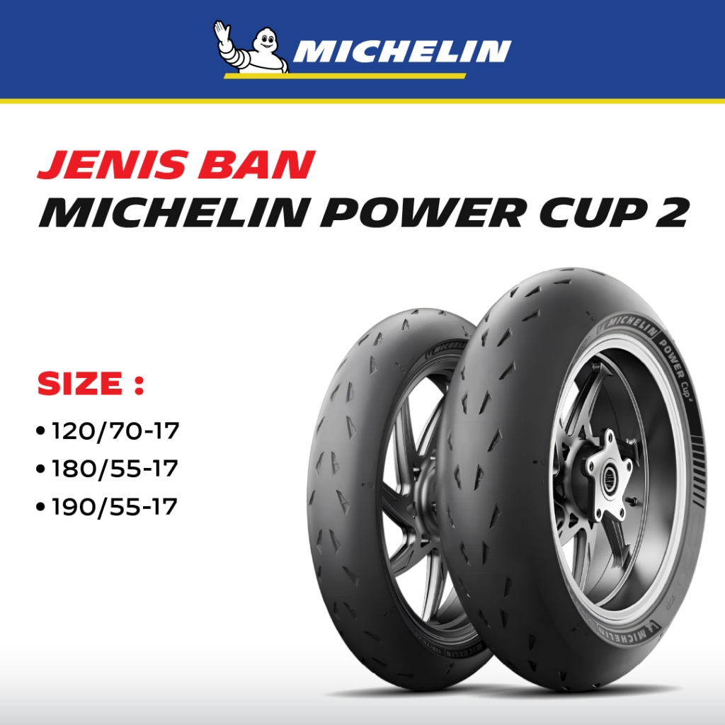 Michelin Power Cup 2 Ban Motor Sport 120/70 180/55 Ring 17