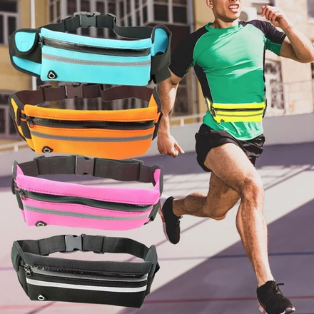 Tas Ikat Pinggang Lari Waterproof Tas Hp Olahraga Outdoor