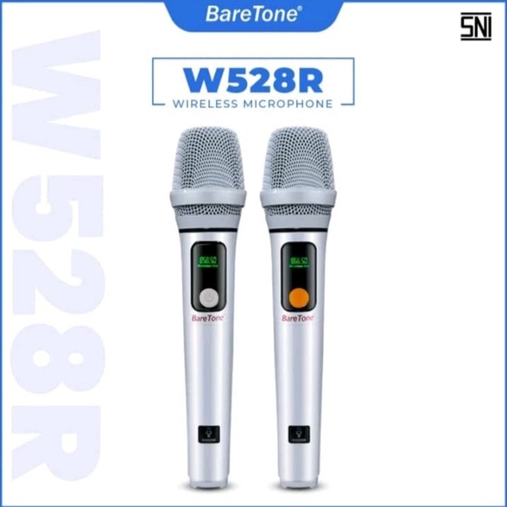 Mic Wireless Baretone W 528 R Original mik karaoke werles BARETONE W528 R