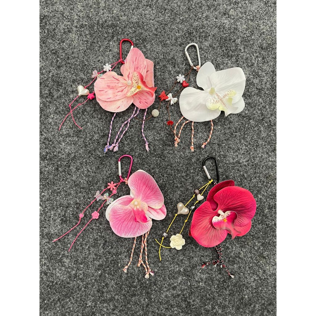ARCELL - KEYCHAIN FLOWER RUMBAI - GANTUNGAN TAS