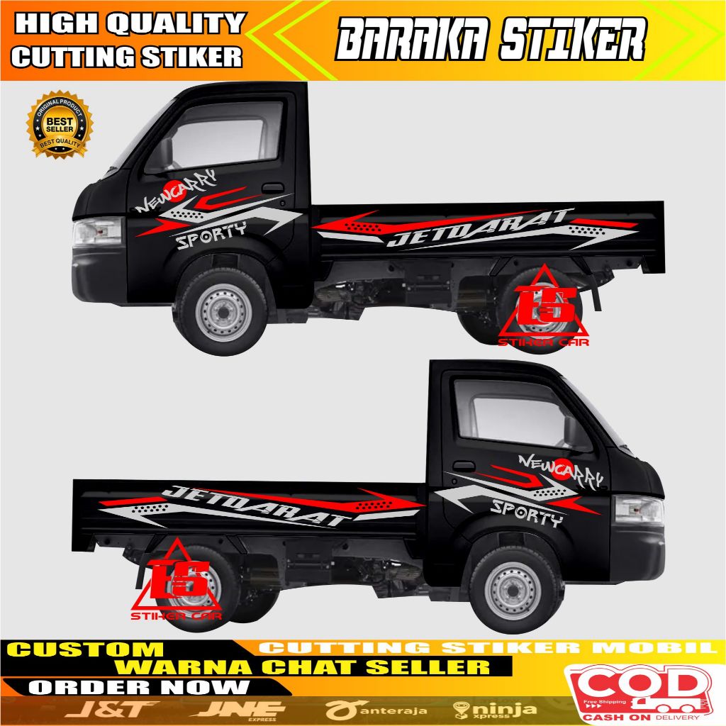 NEW Stiker mobil pick up new carry stiker variasi body pick up new carry