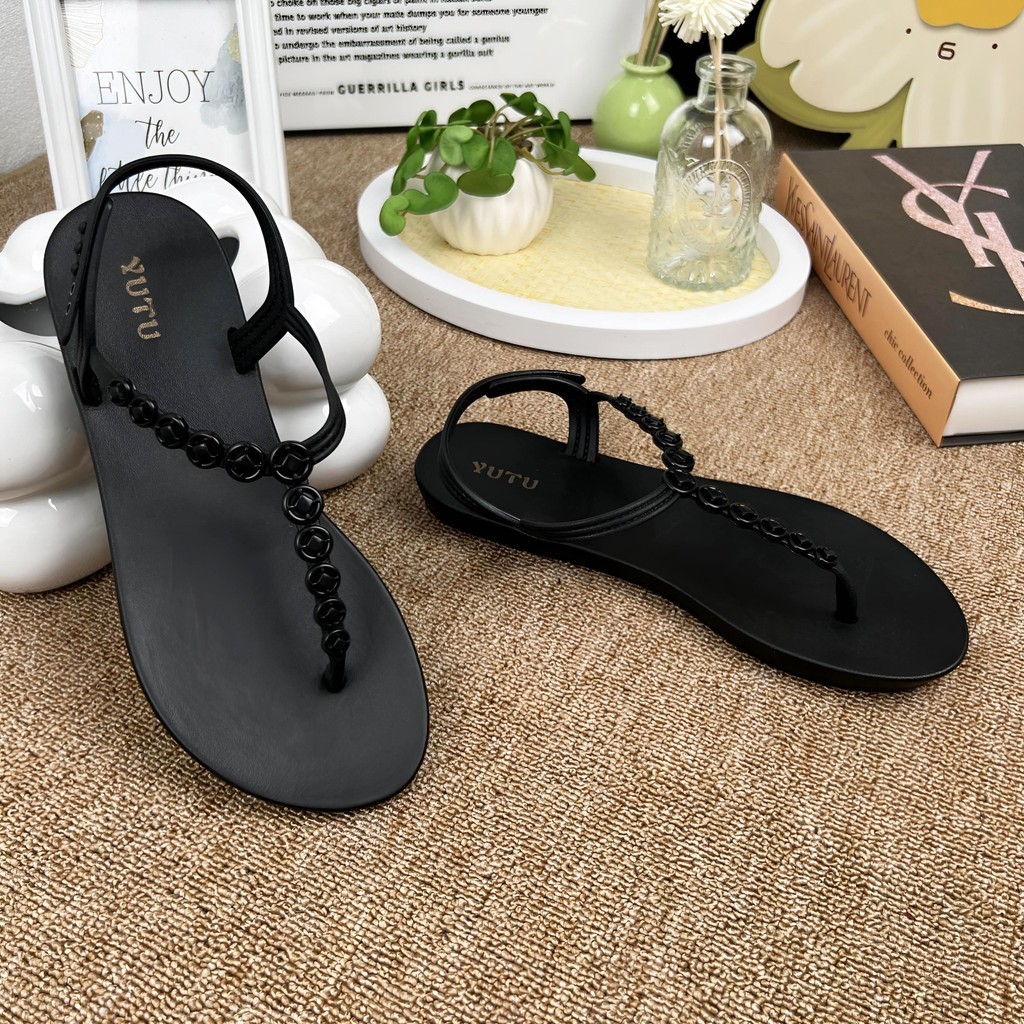 Sandal Jepit Wanita Sandal Karet/Sandal Rumah Sandal Jepit Anti Slip Kasual Wanita