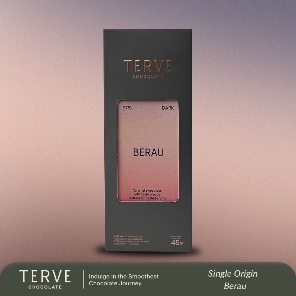 

TERVE Dark Chocolate Bar - Berau