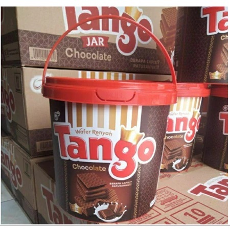 

( Ecer ) Wafer Tango Jar Rasa Chocolate Vanilla / Tango Waffle 240gr - Wafer Coklat Tango