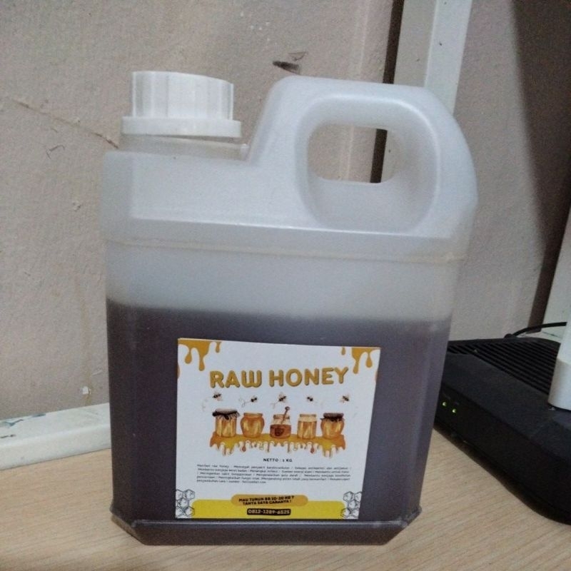 

RAW HONEY Madu Murni Mentah 1 Kg | Madu Tanpa Proses Pengolahan | Makanan Kesehatan Sunnah Anjuran Rasulullah
