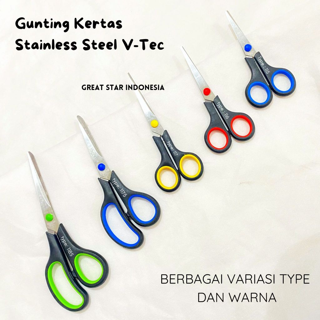 

Gunting Kertas Stainless Steel V-Tec