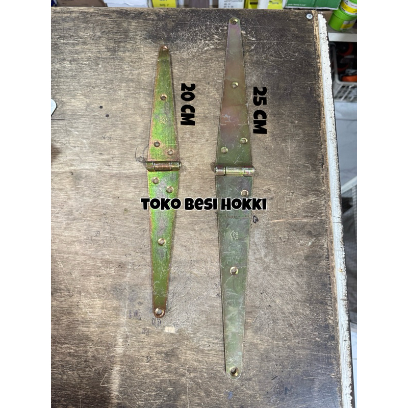 Engsel Pintu Gudang L / Engsel Pintu Pagar L / Engsel L Rush ( 8 • 10 Inc )