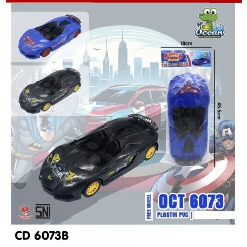 Mainan Mobil Captain Amerika dan Batman OCT6073, Besar dan murah