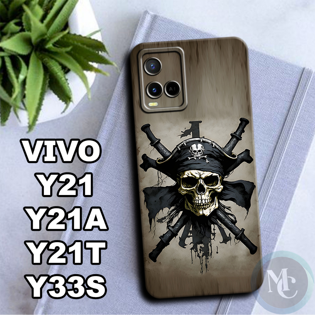 CC17/Softcase karet lentur untuk Vivo Y21,Y21A,Y21T,Y33S/Motif cowok/case Vivo Y21/kesing Vivo Y21/s