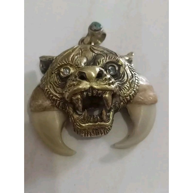 Liontin Double Kuku HM Asli Ring Kuningan Pesanan Motif Ma can