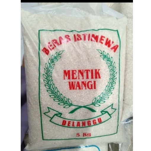 

5 kg BERAS MENTIK WANGI BERAS DELANGGU 5 KG PREMIUM