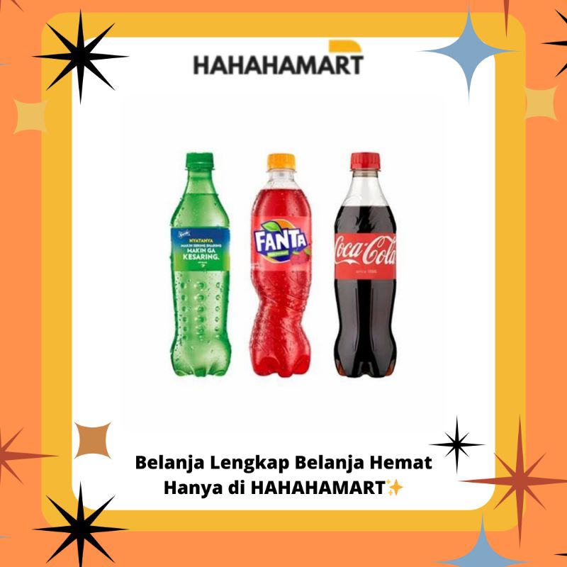 

✨hahahamart_sby✨FANTA, SPRITE, COLA 390 ML || HARGA KARTON ISI (12 PCS)